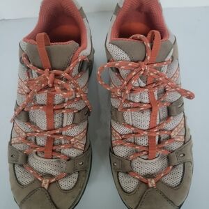 Merrell Women's Athletic Shoes - Tan and Orange